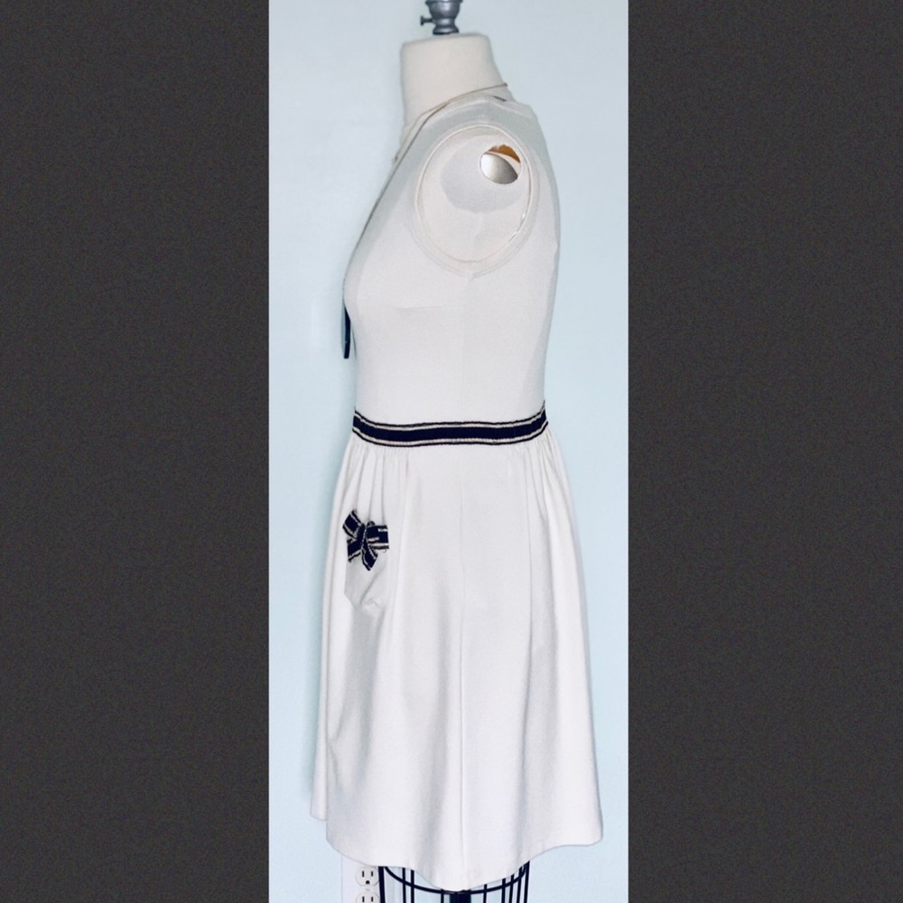 Red Valentino Beige Mini-Dress Size M - Picture 5 of 7